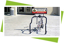 Advertising Bike Rack